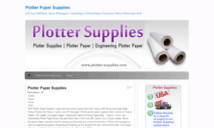 Paper.plotter-supplies.com thumbnail