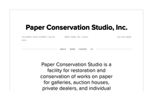 Paperconservationstudio.com thumbnail