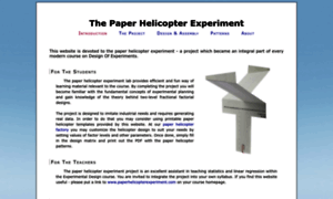 Paperhelicopterexperiment.com thumbnail