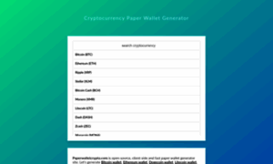 Paperwalletcrypto.com thumbnail