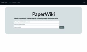 Paperwiki.org thumbnail