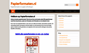 Papierformaten.nl thumbnail
