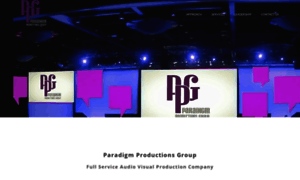 Paradigmproductionsgroup.com thumbnail