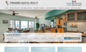 Paradisecoastalrealty.com thumbnail