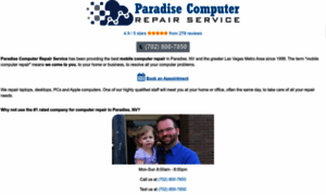 Paradisecomputerrepairservice.com thumbnail