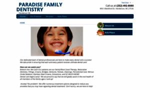 Paradisefamilydentistry.org thumbnail