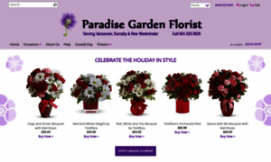 Paradisegardenflorist.com thumbnail