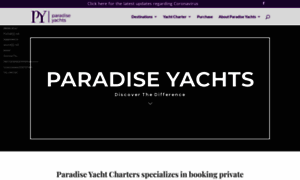 Paradiseyachtcharters.com thumbnail