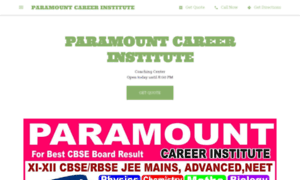 Paramountcareerinstitute.business.site thumbnail