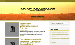 Paramountpublicschool.com thumbnail