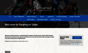 Paramountsales.net thumbnail