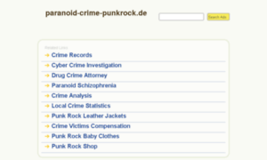 Paranoid-crime-punkrock.de thumbnail