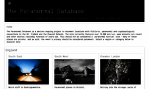 Paranormaldatabase.com thumbnail