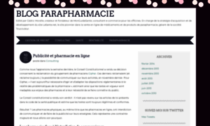 Parapharmacie.wordpress.com thumbnail