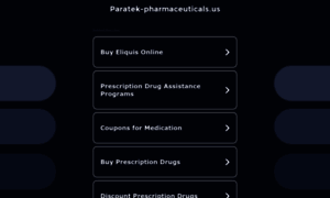 Paratek-pharmaceuticals.us thumbnail