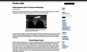 Pardonletter.wordpress.com thumbnail