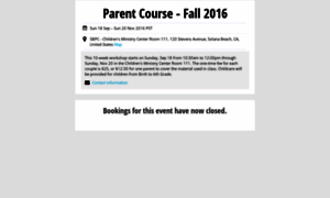 Parent-course-fall-2016-solana-beach-presbyterian-church.echurchevents.com thumbnail