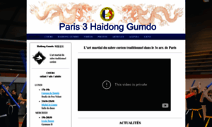 Paris-3-haidong-gumdo.fr thumbnail