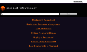Paris-best-restaurants.com thumbnail