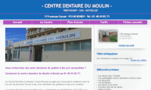 Paris-centre-dentaire-du-moulin.fr thumbnail