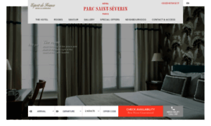 Paris-hotel-parcsaintseverin.com thumbnail
