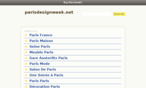 Parisdesignweek.net thumbnail