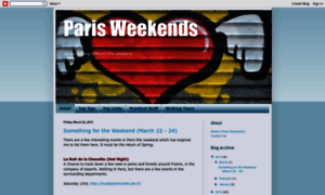 Parisweekends.blogspot.com thumbnail
