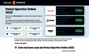 Pariurisportiveonline.ro thumbnail