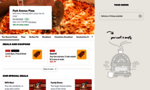 Parkavenuepizzamenu.com thumbnail