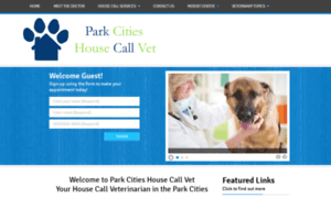 Parkcitieshousecallvet.com thumbnail