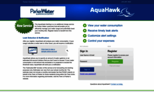 Parkco.aquahawk.us thumbnail