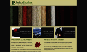 Parkerbrotherstextiles.com thumbnail