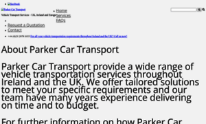 Parkercartransport.com thumbnail