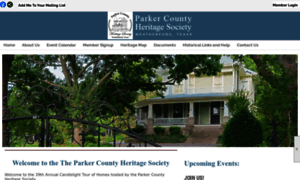 Parkercountyheritagesociety.com thumbnail