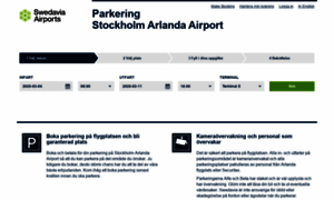 Parkering.arlandaairport.se thumbnail