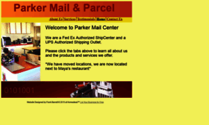 Parkermailcenter.com thumbnail