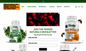 Parkernaturals.com thumbnail