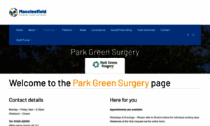 Parkgreensurgery.co.uk thumbnail