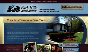 Parkhillsanimalhospital.com thumbnail