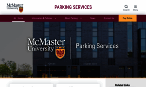 Parking.mcmaster.ca thumbnail