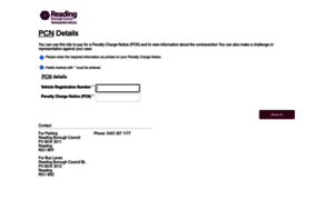 Parking.reading.gov.uk thumbnail