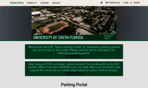Parking.usf.edu thumbnail