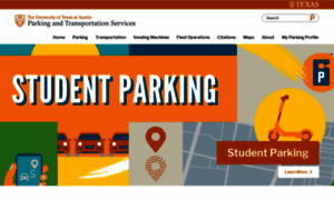 Parking.utexas.edu thumbnail