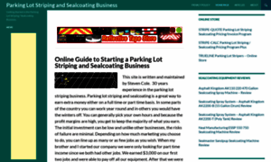 Parkinglotstripingbusiness.com thumbnail