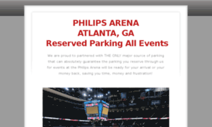 Parkingphilipsarena.com thumbnail