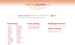 Parkingspotter.com thumbnail