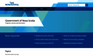 Parkingticketpayment.novascotia.ca thumbnail