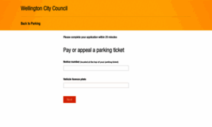 Parkingtickets.wellington.govt.nz thumbnail