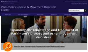 Parkinsons.northwestern.edu thumbnail