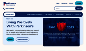 Parkinsons.org.nz thumbnail